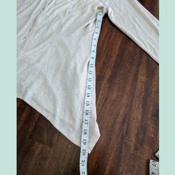 NWT KAREN BROOKS Layered Drape Cardigan Size L - Picture 5 of 15